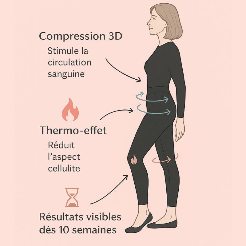 Le seul legging qui affine votre silhouette en 10 semaines, sans effort. (-37% de cellulites sans régimes)